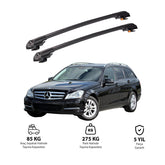 MERCEDES-BENZ C-CLASS 2008-2014 TRX1 Thunder Carrier Barres transversales pour galerie de toit de voiture, 2 barres
